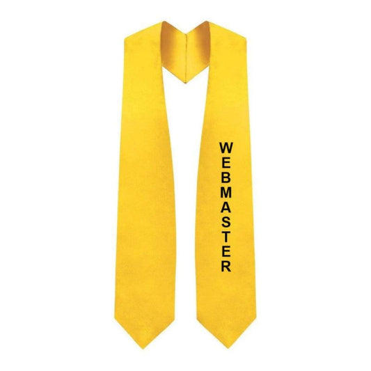 Webmaster Class Officer Stole - Graduation Gown