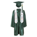 12 Colors shiny Kindergarten/Preschool Graduation Set – Gown, Cap, Stole, Tassel - Graduation Gown
