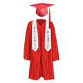 12 Colors shiny Kindergarten/Preschool Graduation Set – Gown, Cap, Stole, Tassel - Graduation Gown