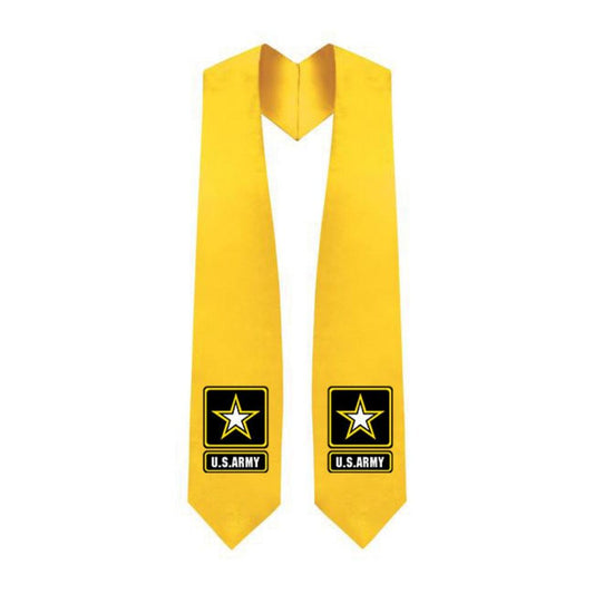 Gold U.S. Army Stole - Graduation Gown