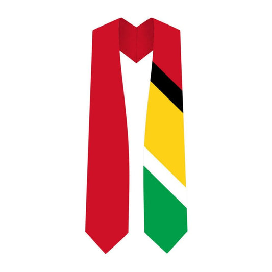 Guyana Graduation Stole - Guyana Flag Sash - Graduation Gown