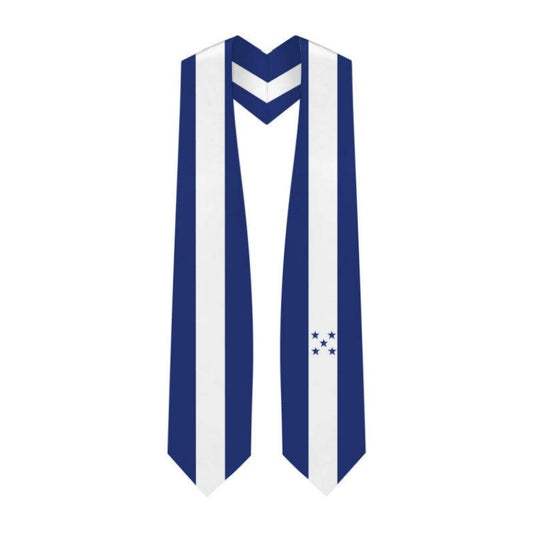 Honduras Graduation Stole - Honduras Flag Sash - Graduation Gown