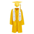 12 Colors shiny Kindergarten/Preschool Graduation Set – Gown, Cap, Stole, Tassel - Graduation Gown