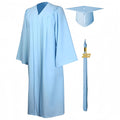 12 Colors Matte Elementary Graduation Cap and Gown - Graduation Gown