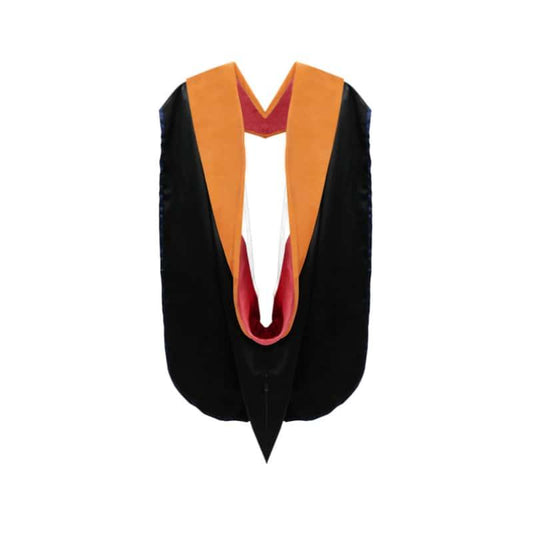 Doctor of PHD Nursing Hood - Red & White - Graduation Gown