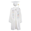 12 Colors shiny Kindergarten/Preschool Graduation Set – Gown, Cap, Stole, Tassel - Graduation Gown