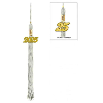 17-Color Graduation Tassel Collection with Year Charm - High Quality - Graduation Gown