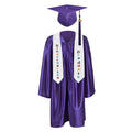 12 Colors shiny Kindergarten/Preschool Graduation Set – Gown, Cap, Stole, Tassel - Graduation Gown