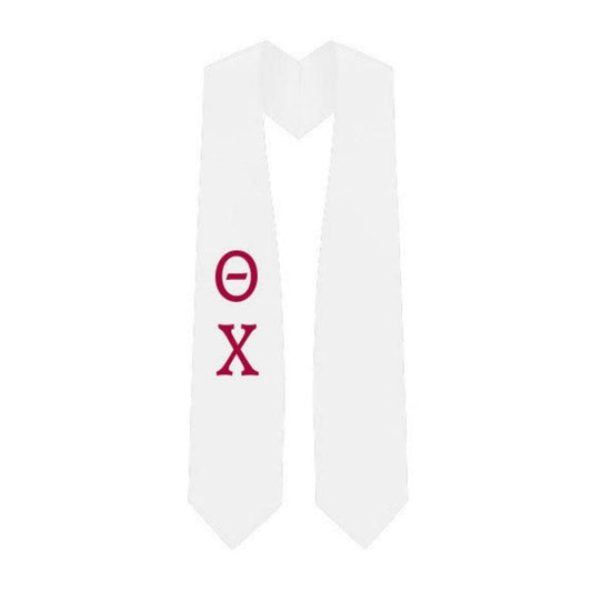 Theta Chi Greek Lettered Stole - Graduation Gown