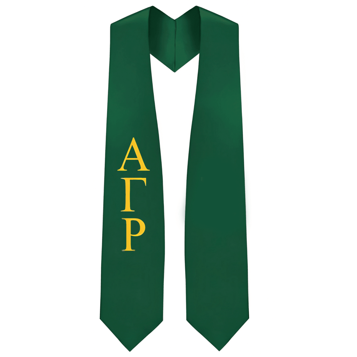 Alpha Gamma Rho Greek Lettered Stole - Graduation Gown