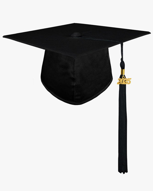 Shiny Kindergarten Graduation Cap with Tassel-12 Colors Available - Graduation Gown