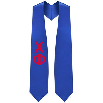 Chi Phi Greek Lettered Stole - Graduation Gown