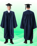100% Recycled Material High School Graduation Cap and Gown with Pockets - 3 Colors Available - Graduation Gown