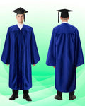 100% Recycled Material High School Graduation Cap and Gown with Pockets - 3 Colors Available - Graduation Gown