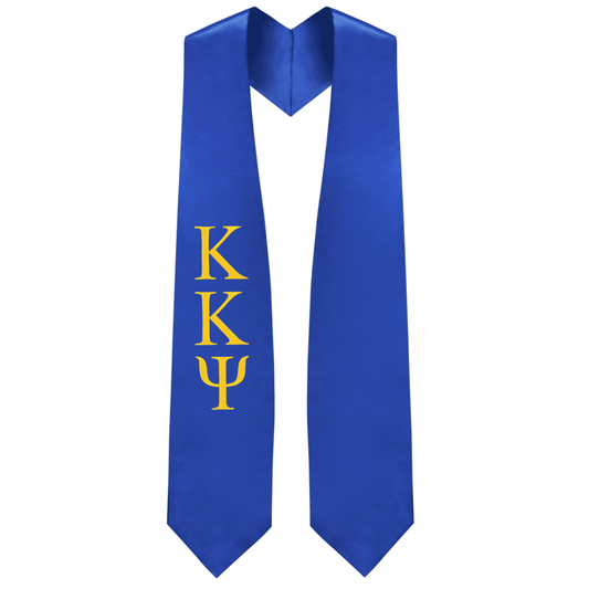 Kappa Kappa Psi Greek Lettered Stole - Graduation Gown