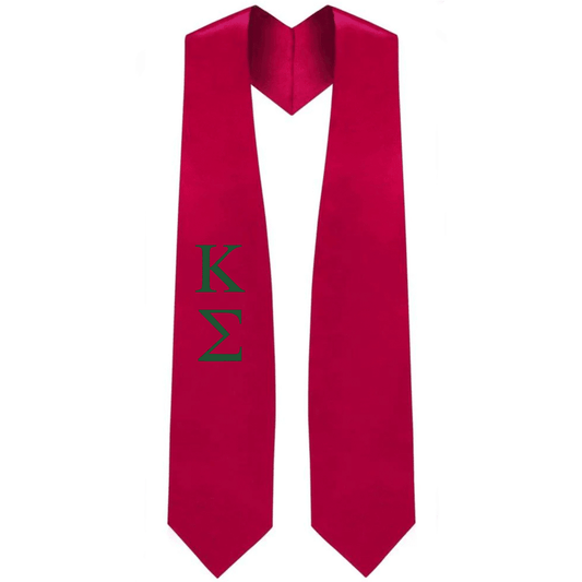Kappa Sigma Greek Lettered Stole - Graduation Gown