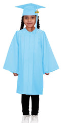 Matte Light Blue Kindergarten/Preschool Cap & Gown - Graduation Gown