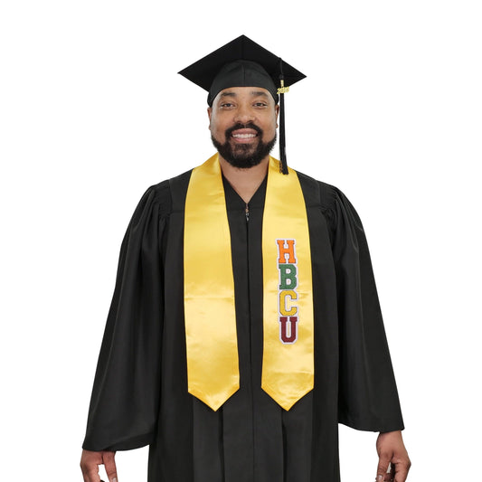 Gold HBCU Stoles - Graduation Gown