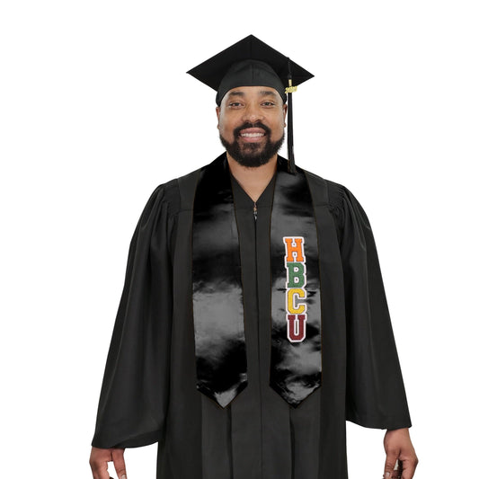 Black HBCU Stoles - Graduation Gown