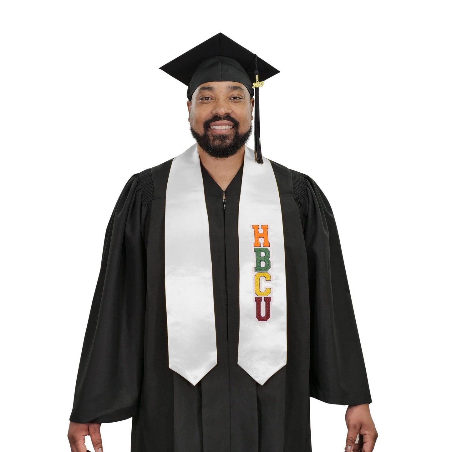 White HBCU Stoles - Graduation Seller