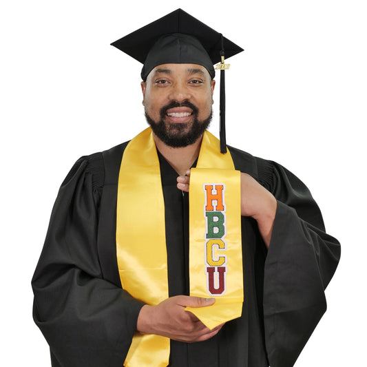 Gold HBCU Stoles - Graduation Gown