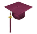 Shiny Maroon Junior High/Middle School Cap & Gown - Graduation Gown