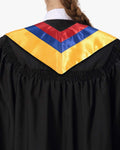 17 Country Flag Graduation Stoles Embroidery Sashes for Study Aboard International Students - Graduation Gown