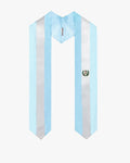 17 Country Flag Graduation Stoles Embroidery Sashes for Study Aboard International Students - Graduation Gown