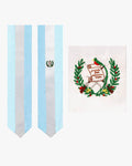 17 Country Flag Graduation Stoles Embroidery Sashes for Study Aboard International Students - Graduation Gown