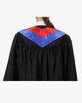 17 Country Flag Graduation Stoles Embroidery Sashes for Study Aboard International Students - Graduation Gown