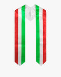 17 Country Flag Graduation Stoles Embroidery Sashes for Study Aboard International Students - Graduation Gown