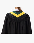 17 Country Flag Graduation Stoles Embroidery Sashes for Study Aboard International Students - Graduation Gown