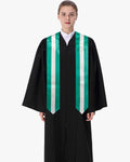 17 Country Flag Graduation Stoles Embroidery Sashes for Study Aboard International Students - Graduation Gown