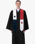 17 Country Flag Graduation Stoles Embroidery Sashes for Study Aboard International Students - Graduation Gown