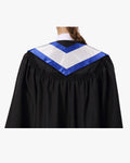 17 Country Flag Graduation Stoles Embroidery Sashes for Study Aboard International Students - Graduation Gown