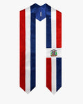 17 Country Flag Graduation Stoles Embroidery Sashes for Study Aboard International Students - Graduation Gown