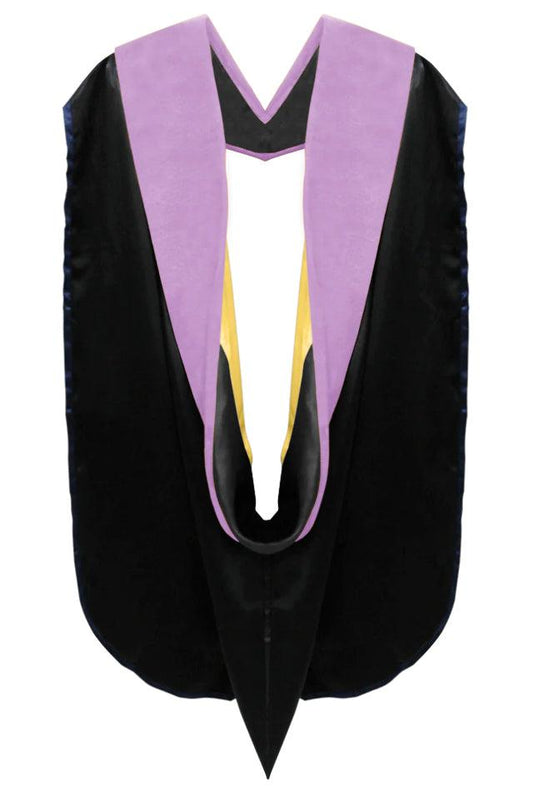 Doctor of Dentistry Hood - Black & Golden Yellow - Graduation Gown