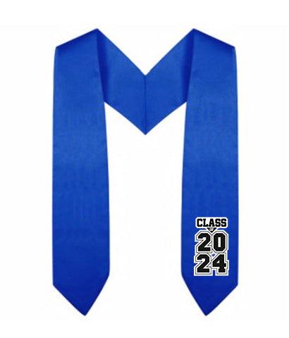 Royal Blue Kindergarten/Preschool Class of Stole - Graduation Gown
