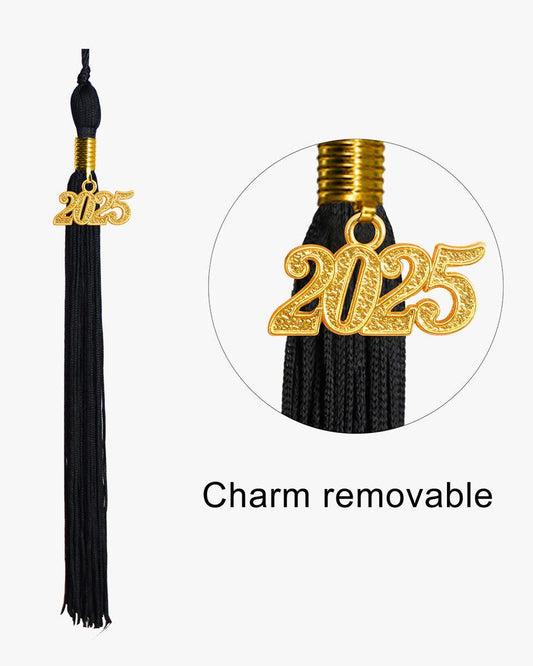 Solid Color Graduation Tassel - 18 Colors Available - Graduation Gown