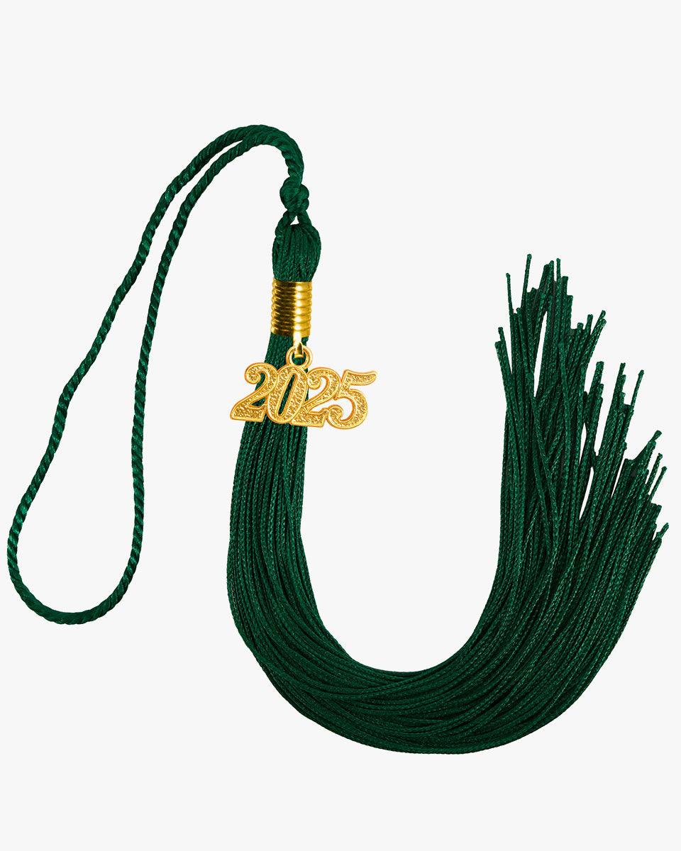 Solid Color Graduation Tassel - 18 Colors Available - Graduation Gown