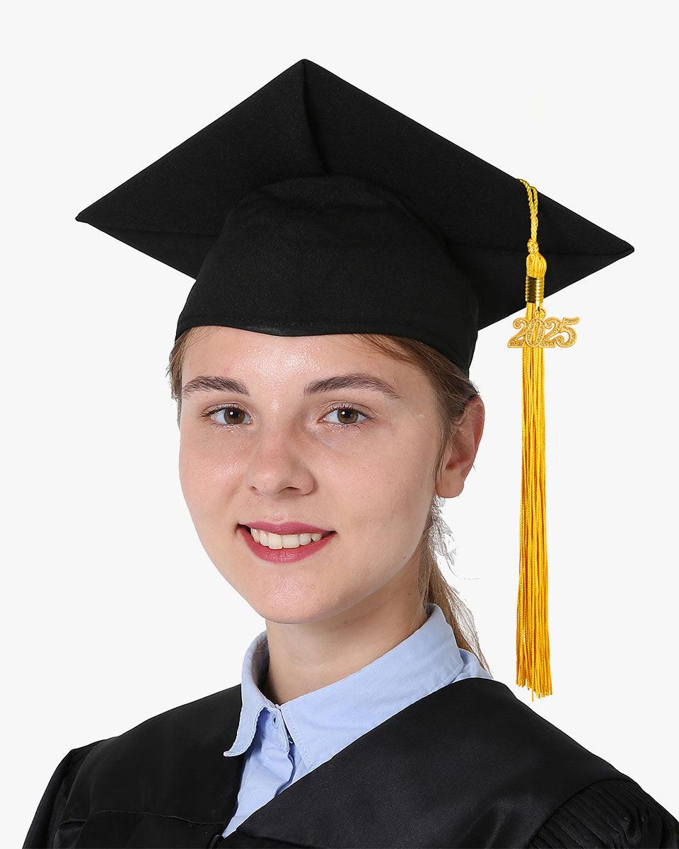 Solid Color Graduation Tassel - 18 Colors Available - Graduation Gown