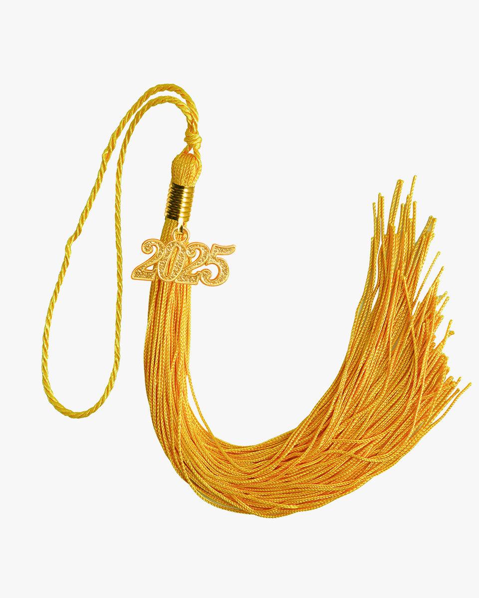 Solid Color Graduation Tassel - 18 Colors Available - Graduation Gown