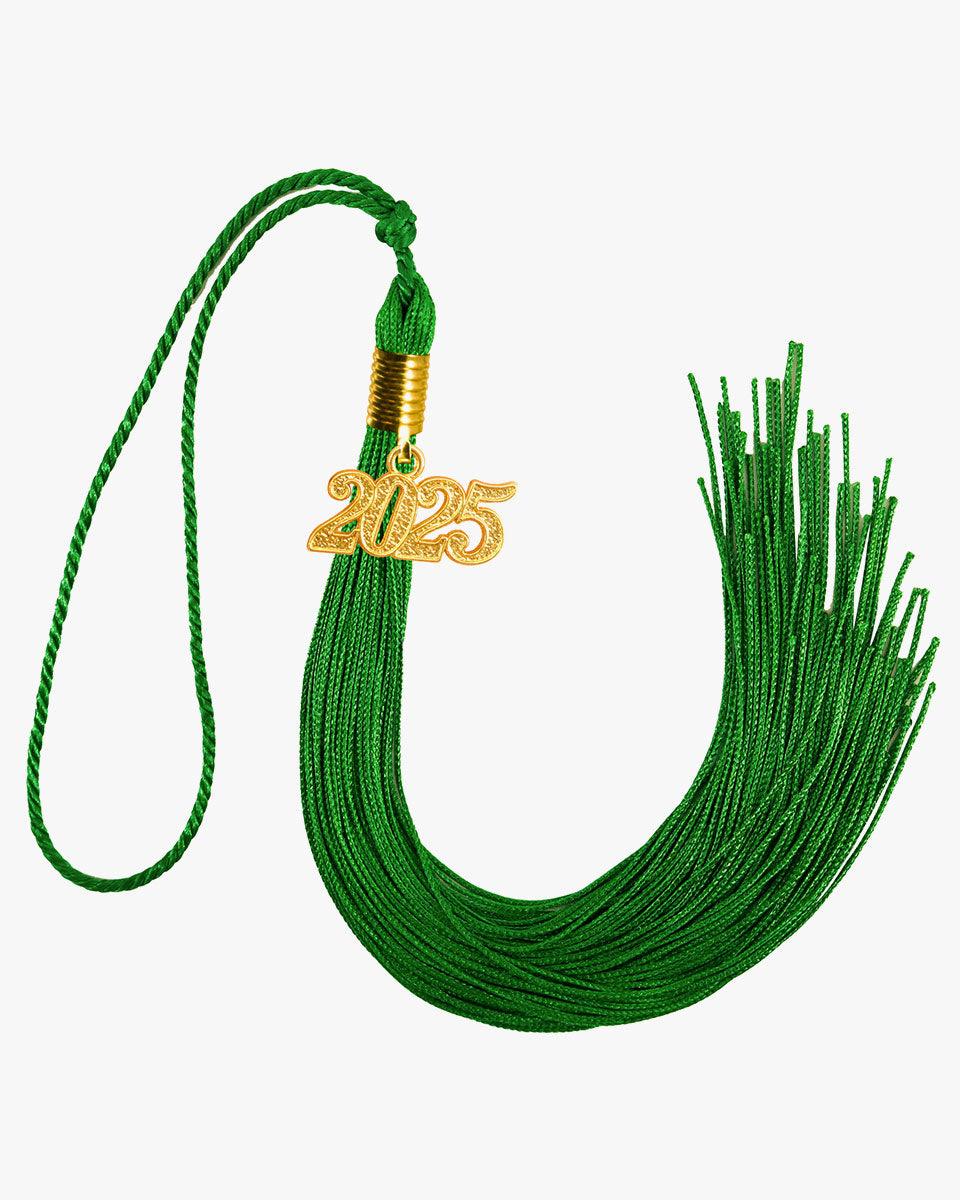 Solid Color Graduation Tassel - 18 Colors Available - Graduation Gown
