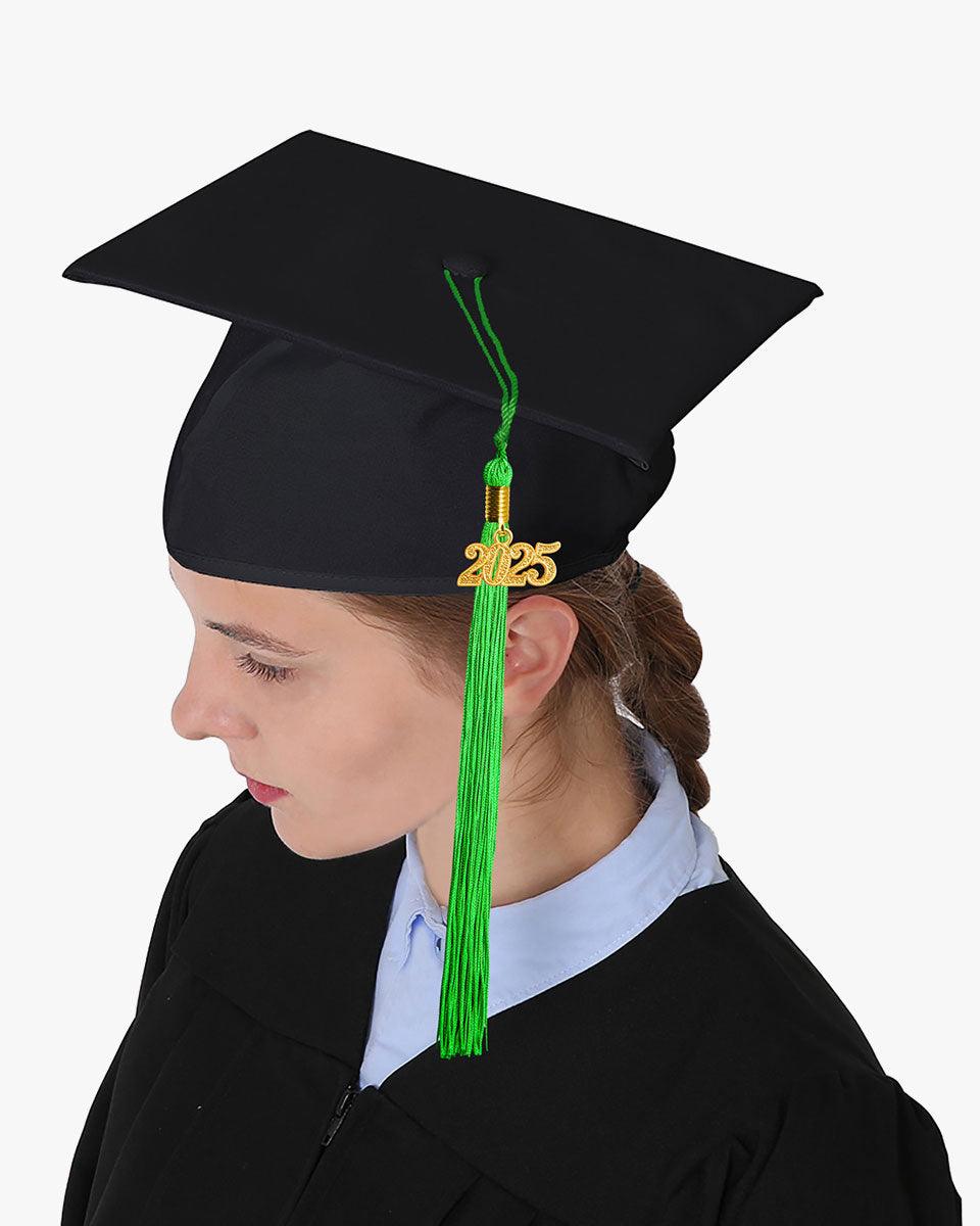 Solid Color Graduation Tassel - 18 Colors Available - Graduation Gown