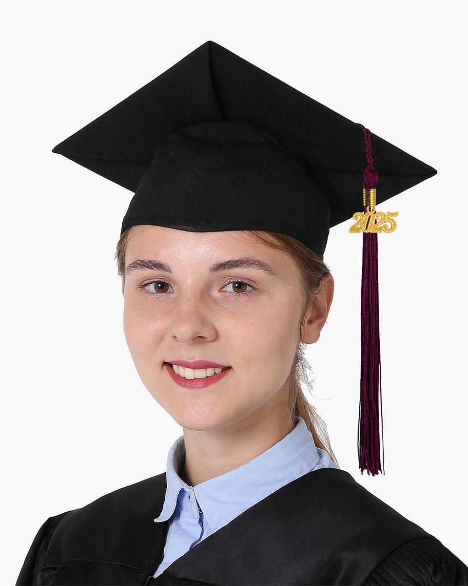 Solid Color Graduation Tassel - 18 Colors Available - Graduation Gown