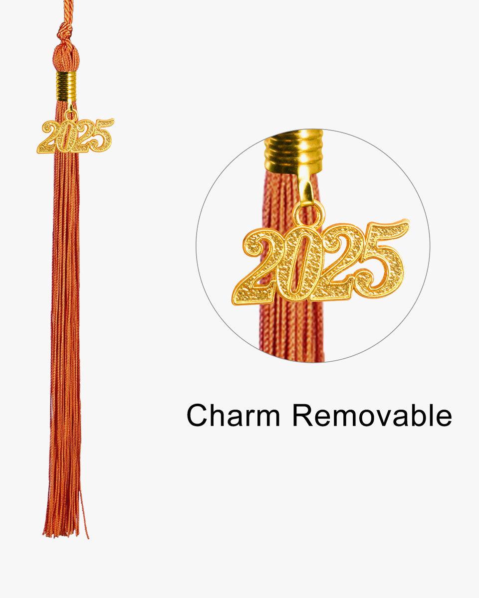 Solid Color Graduation Tassel - 18 Colors Available - Graduation Gown