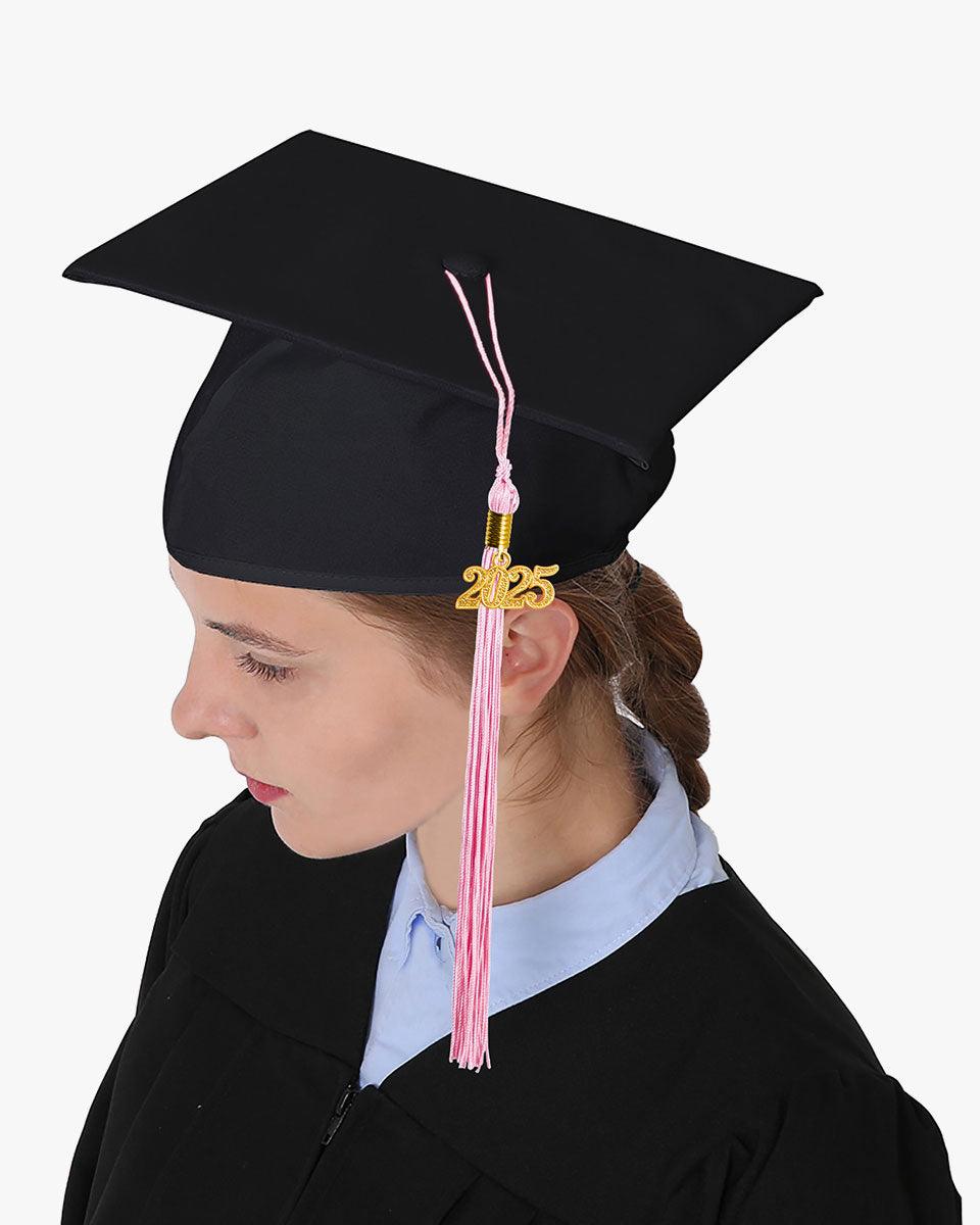 Solid Color Graduation Tassel - 18 Colors Available - Graduation Gown