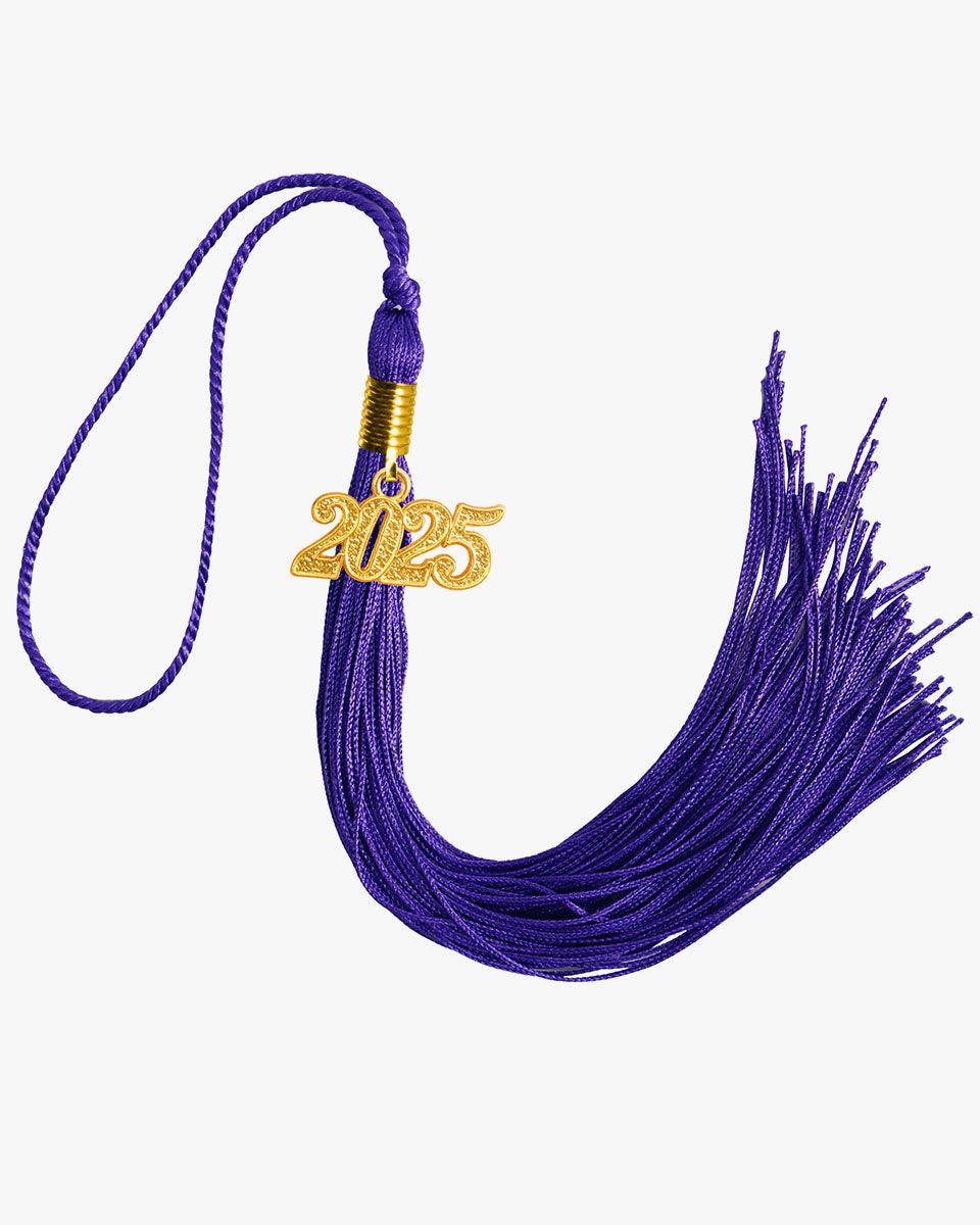 Solid Color Graduation Tassel - 18 Colors Available - Graduation Gown