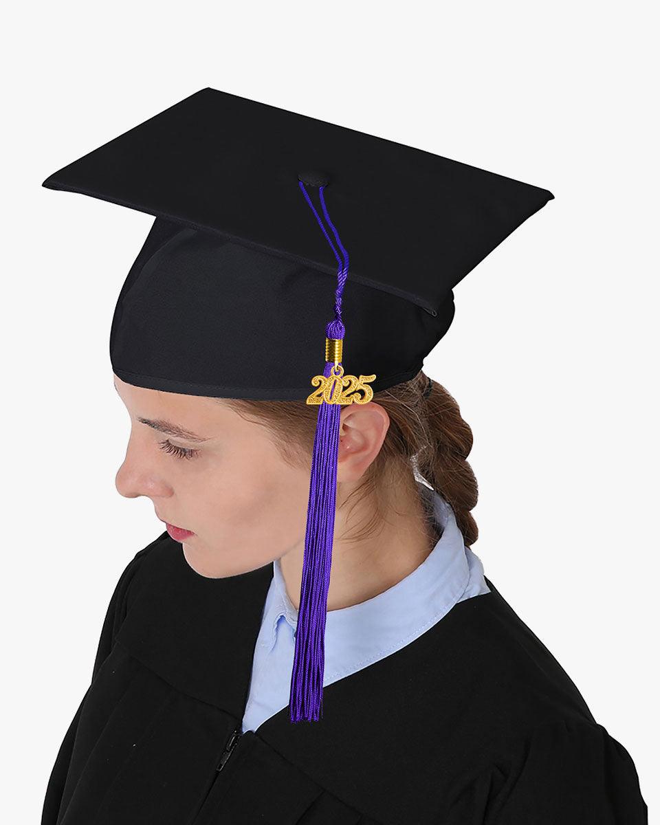 Solid Color Graduation Tassel - 18 Colors Available - Graduation Gown