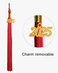 Solid Color Graduation Tassel - 18 Colors Available - Graduation Gown